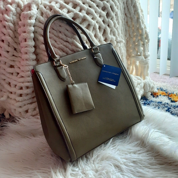 Adrienne Vittadini Handbags - NEW Adrianne Vittadini green satchel bag purse